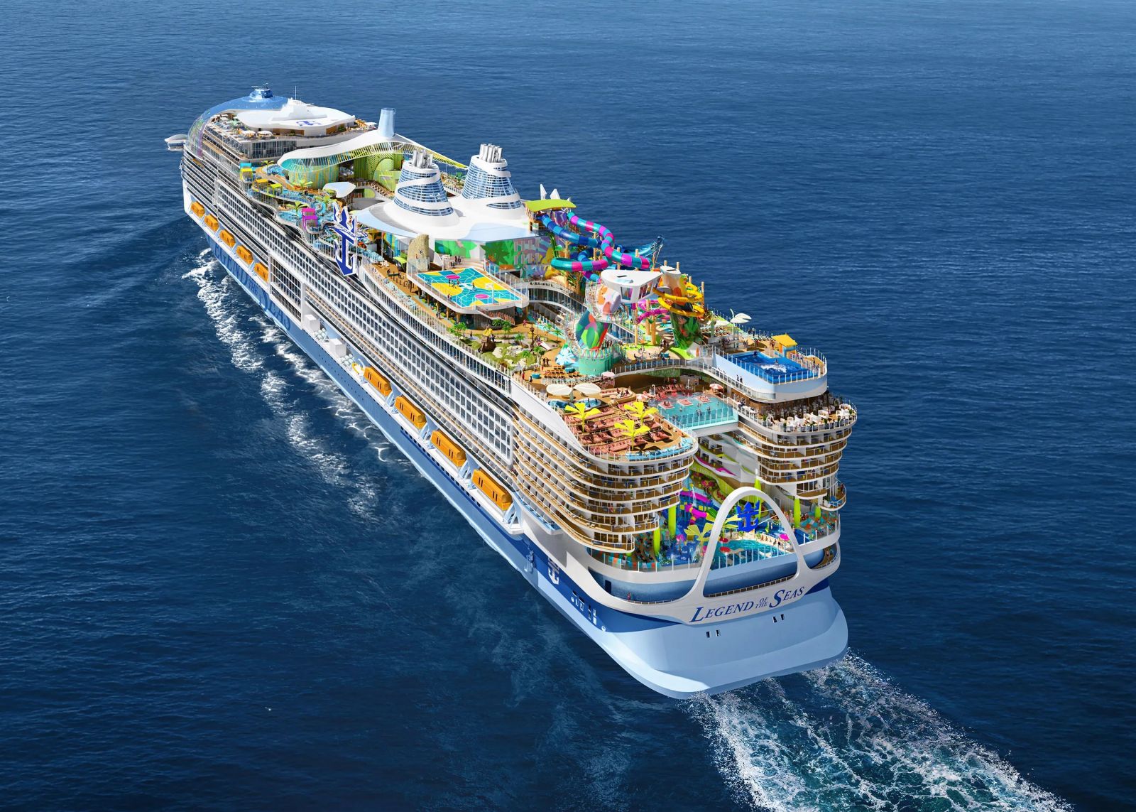 Royal Caribbean, Unveils, New Ship, Legend of the Seas, The Future of Cruises